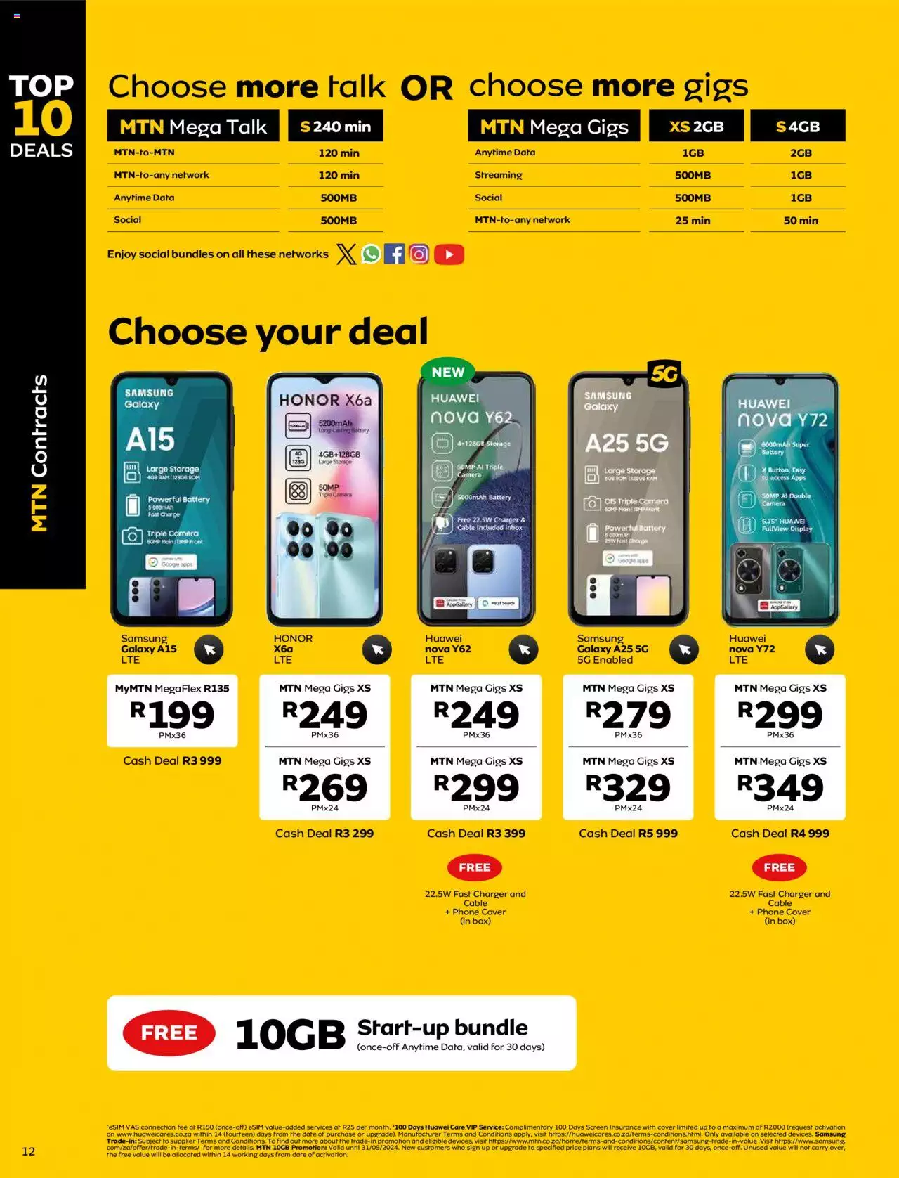 Mtn Specials Yello May Mtn Catalogue South Africa