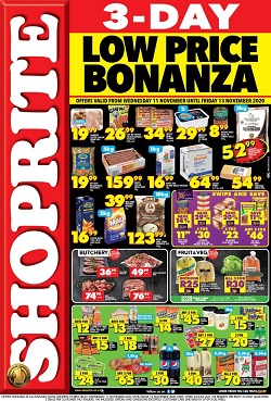 shoprite specials low price bonanza 11 november 2020
