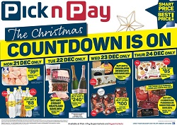 pick n pay specials christmas countdown 21 december 2020