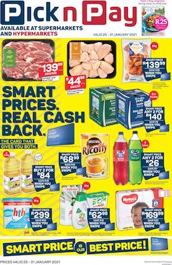 pick n pay specials 25 january 2021