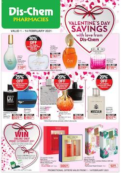 dischem specials valentines day savings 1 february 2021