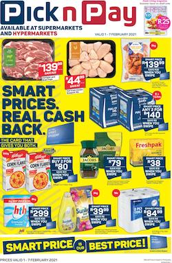 pick n pay specials 1 february 2021