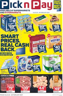 pick n pay specials 22 february 2021