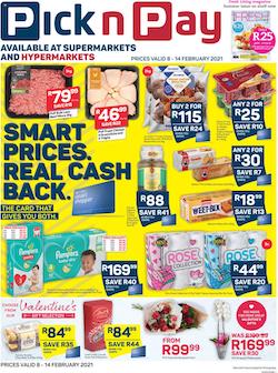 pick n pay specials 8 february 2021