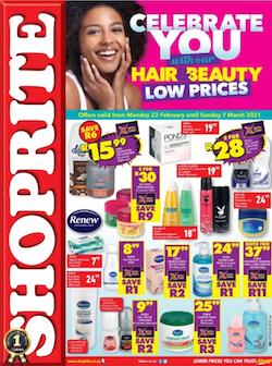 shoprite specials hair beauty sale 22 february 2021