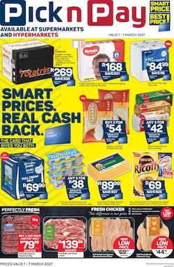 pick n pay specials 1 march 2021