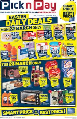 pick n pay specials 22 25 march 2021