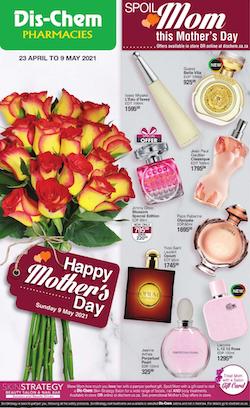 dischem specials mothers day 23 apr 9 may 2021