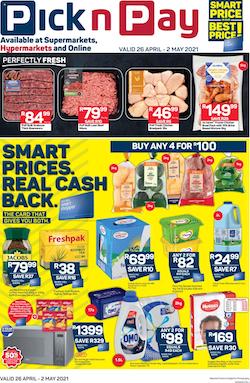 pick n pay specials 26 apr 2 may 2021