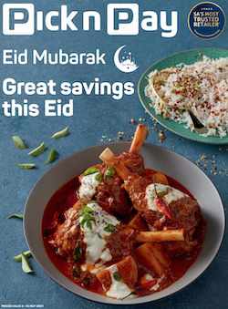 pick n pay specials eid sale 3 - 16 2021