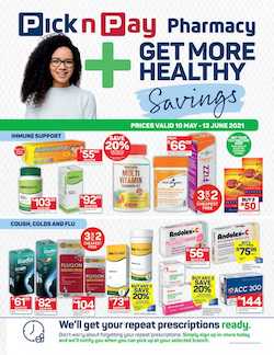 pick n pay specials pharmacy 10 may - 13 jun 2021