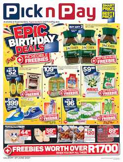 pick n pay specials 21 - 27 June 2021