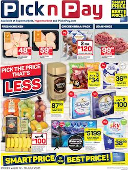 pick n pay specials 12 18 july 2021