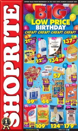 shoprite specials big low price birthday 28 jul 8 aug 2021