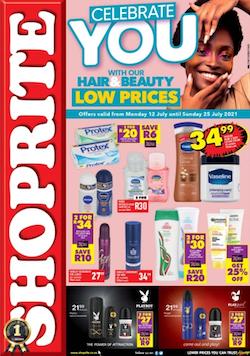 shoprite specials hair beauty low prices 12 25 july 2021