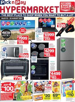 pick n pay specials hyper 10 22 august 2021