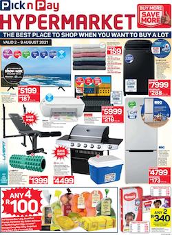 pick n pay specials hyper 2 9 august 2021
