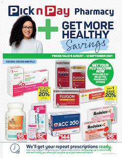 pick n pay specials pharmacy 9 aug 12 sep 2021