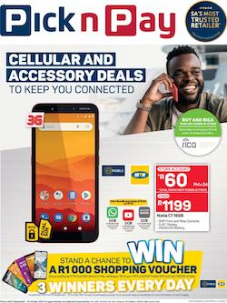 pick n pay specials cellular 6 sep 31 oct 2021