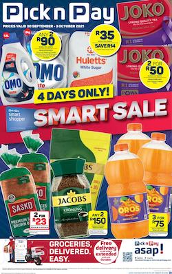 pick n pay specials smart sale 30 sep 3 oct 2021