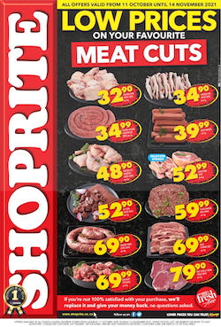 shoprite specials meat cuts 11 - 14 october 2021