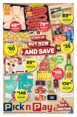 pick n pay specials 6 - 12 December 2021