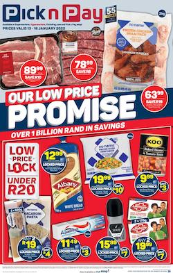 pick n pay specials low price promise 13 16 jan 2022