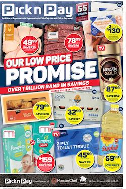 pick n pay specials 14 22 march 2022