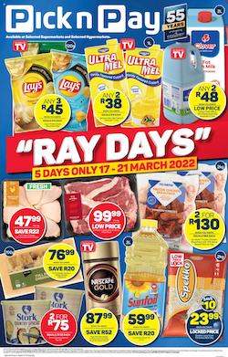 pick n pay specials 17 21 march 2022