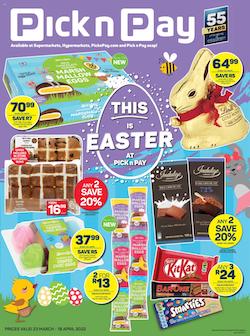 pick n pay specials easter sweets and treats 23 mar 18 apr 2022