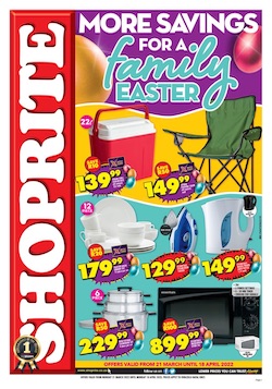 shoprite specials easter non-food leaflet 2022