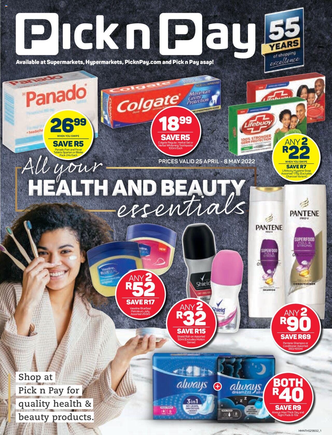 pick n pay specials health beauty 25 apr 8 may 2022