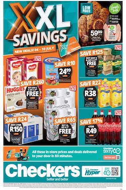 checkers specials 4- 10 july 2022