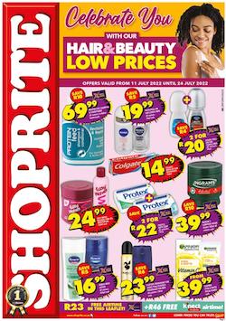 shoprite specials hair beauty 11 24 july 2022
