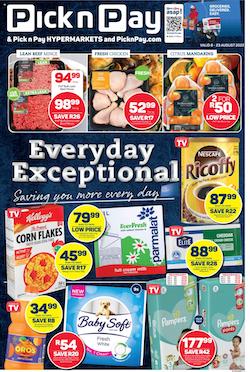 pick n pay specials 8 23 august 2022
