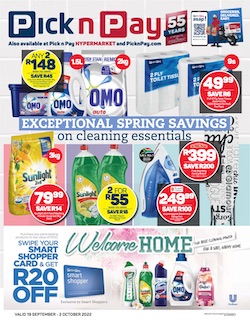 pick n pay specials spring clean 19 sep 2 oct 2022