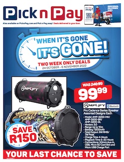 pick n pay specials two week deals oct 2022
