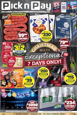pick n pay specials 19 - 25 2022