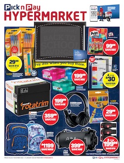 pick n pay specials back to school savings dec 2022