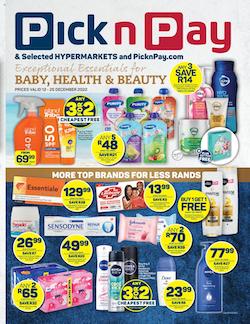 pick n pay specials health and beauty 12 25 dec 2022