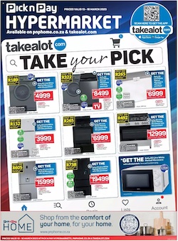 pick n pay hyper specials appliances sale 13 16 march 2023