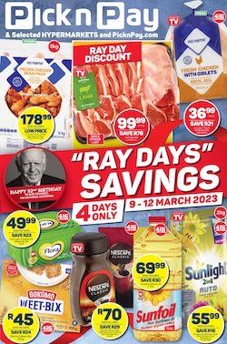 pick n pay specials 9 - 12 march 2023