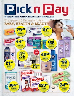 pick n pay specials health and beauty 23 mar 5 apr 2023