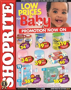 Shoprite Specials Baby Savings 24 Apr - 7 May 2023