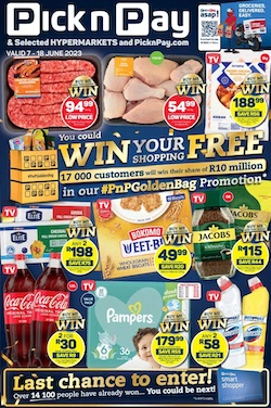pick n pay specials 7 - 18 june 2023