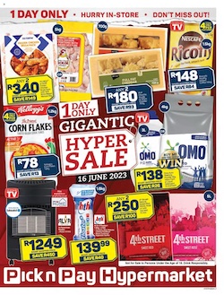 pick n pay specials 16 june 2023