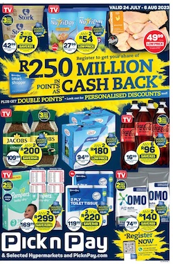 pick n pay specials 24 July 6 august 2023