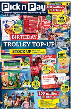 pick n pay specials 3 - 9 july 2023
