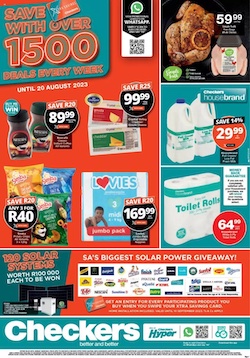 checkers specials 17 20 august 2023