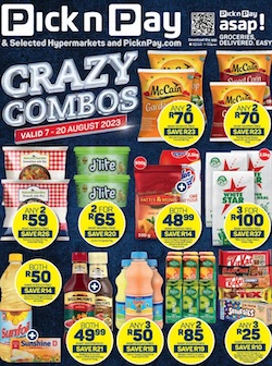 pick n pay specials crazy combos august 2023